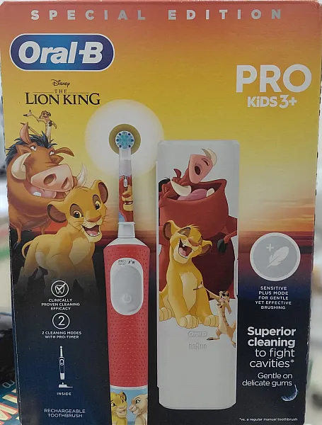 Oral-B Pro Kids Electric Toothbrush The Lion King 3y+ 1pc