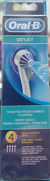 Oral B Replacement Nozzle Oxyjet 4 pcs