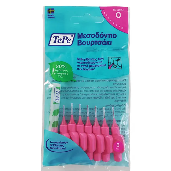 TePe Interdental Brushes Original Pink 0.4 mm (ISO 0)