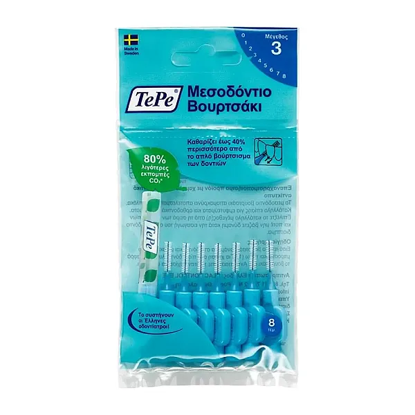 TePe Interdental Brush Original 8 Τεμάχια  Size 3 0.6mm
